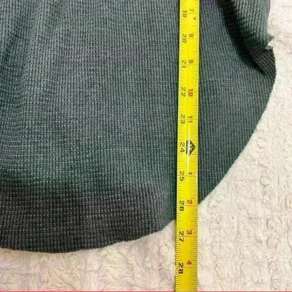 ARITZIA TNA Alter Thermal Knit Sweater Sz XS Gray Long Sleeve Pull Over Comfy - Picture 13 of 13